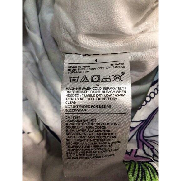 Janie & Jack Paisley Wide Leg Jumpsuit Lined Pockets Girls Size 4 - Picture 5 of 8